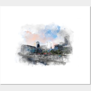 Salford Quays - Media City Posters and Art